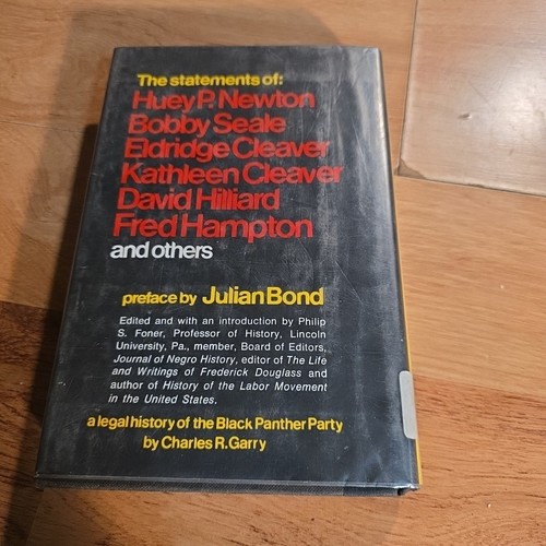 The Black Panthers Speak Manifesto Of Party Philip S. Foner HC/DJ w/Mylar Cover - Picture 7 of 7
