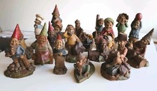 Lot of 20 Tom Clark Gnomes Cairn Studios - Signed Slim 1989 - Vintage 1984-1996