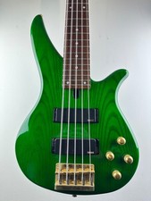 Yamaha RBX765A 5 String active Bass Guitar in Green 90