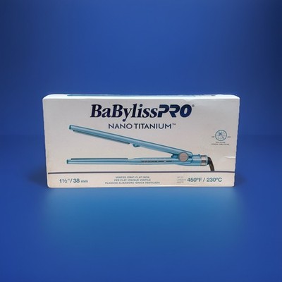 Babyliss Pro Nano Titanium 1-1/2  Vented Ionic Flat Iron , Up To 450 Degrees