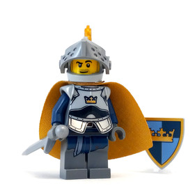 LEGO Castle Kings Crown Knight Minifigure 10193 Quarters 7097 Armor 7041 BAM