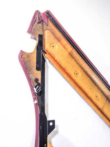 Right Rear Door Interior Trim Panel Leather fits 86-95 Mercedes W124 Sedan NEW - Picture 9 of 12