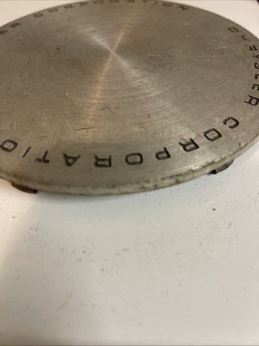 1985 -1990 Chrysler Dodge LeBaron New Yorker Caravan alloy wheel center cap OEM - Picture 3 of 3