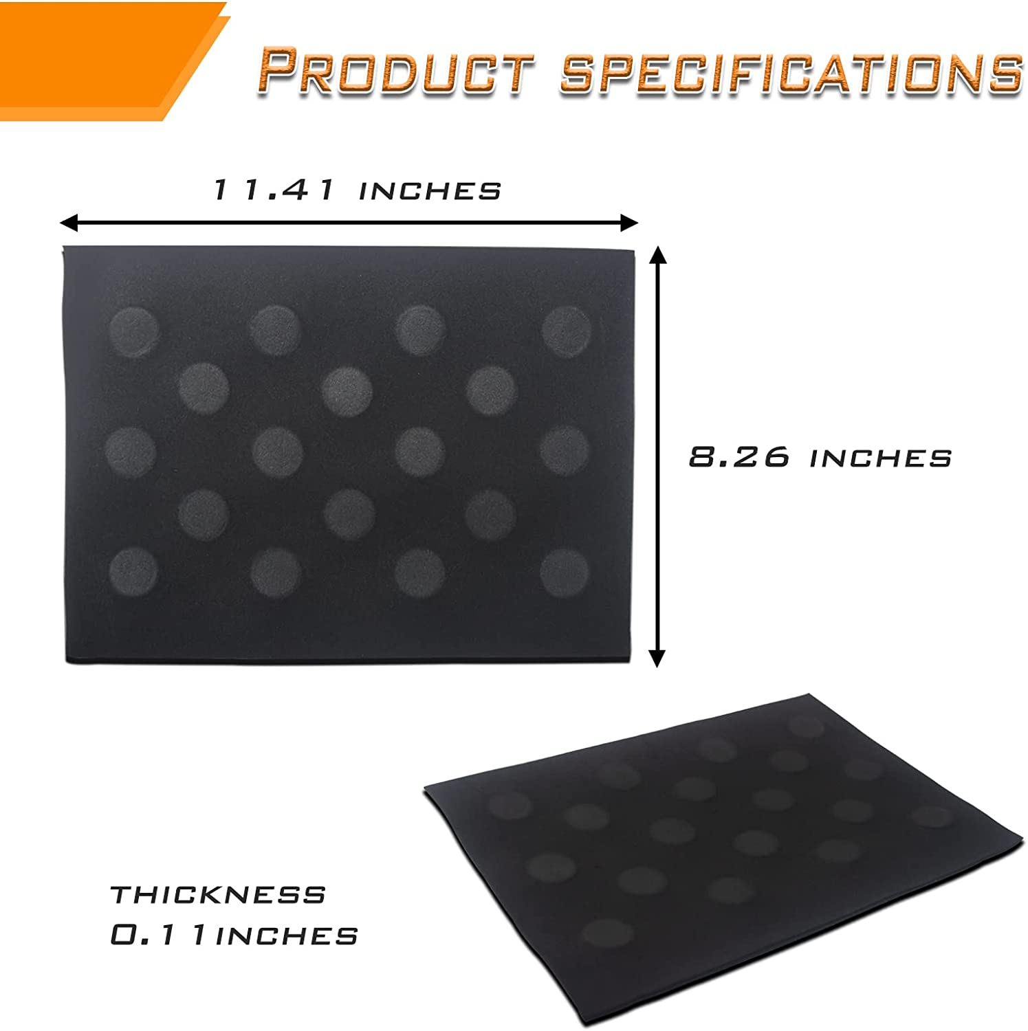 Tool Mat Flexible Tool Holder Pad Wrenches, Bolts