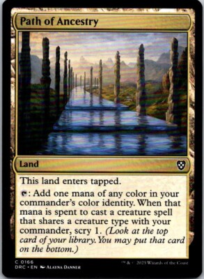 Magic the Gathering Path of Ancestry Aetherdrift Commander MTG Free Shipping!