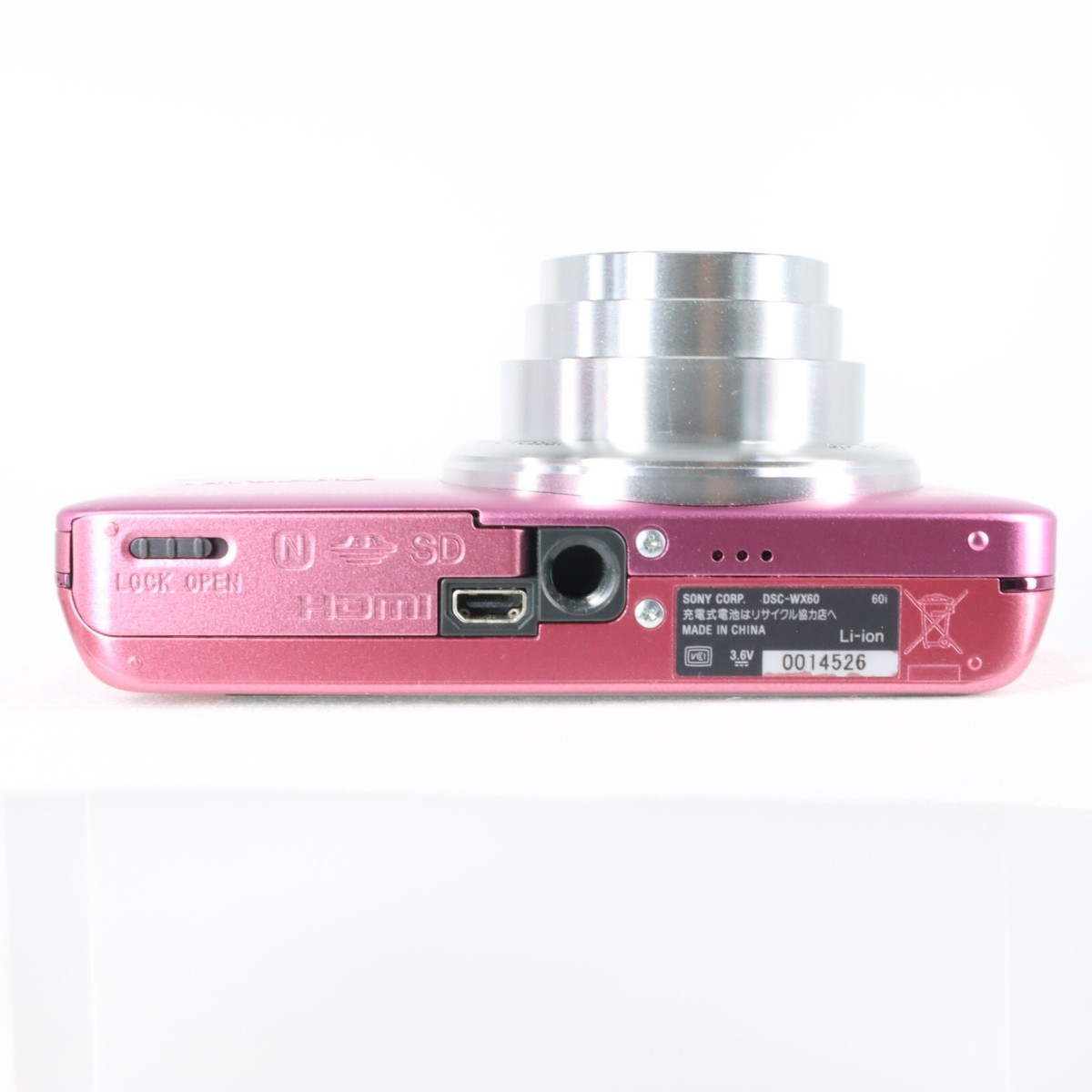 Mint Sony Cyber-Shot DSC-WX60 Pink SteadyShot 16MP 8x zoom Mint Sony Cyber-Shot DSC-WX60 Pink SteadyShot 16MP 8x zoom