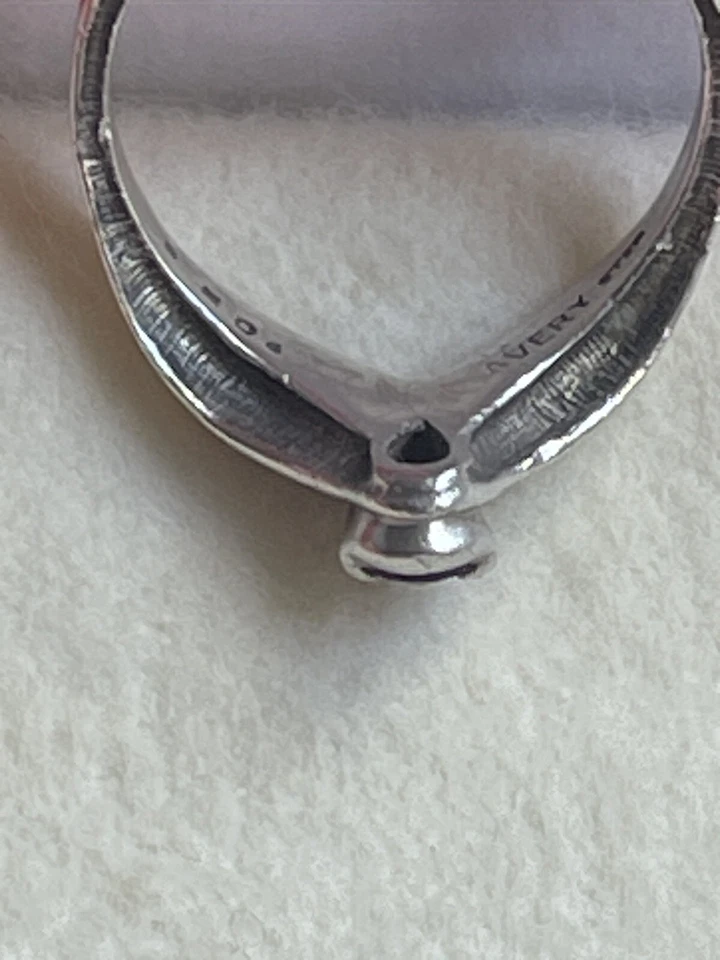 Anillo de cóctel James Avery apogeo piedras preciosas amatista esterlina/talla 7 Foto 4 de 4