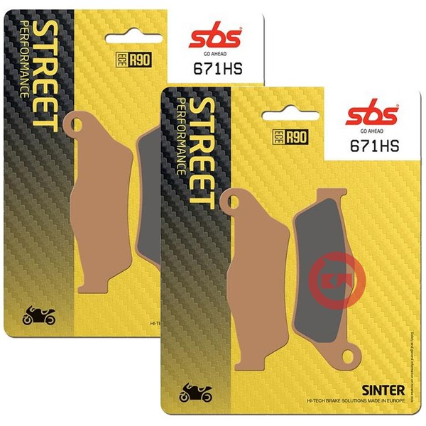 SBS 671HS Kit BremsbelÄGe Vorderer Aprilia SRV / SRV ATC ABS 850 2012-2016-image