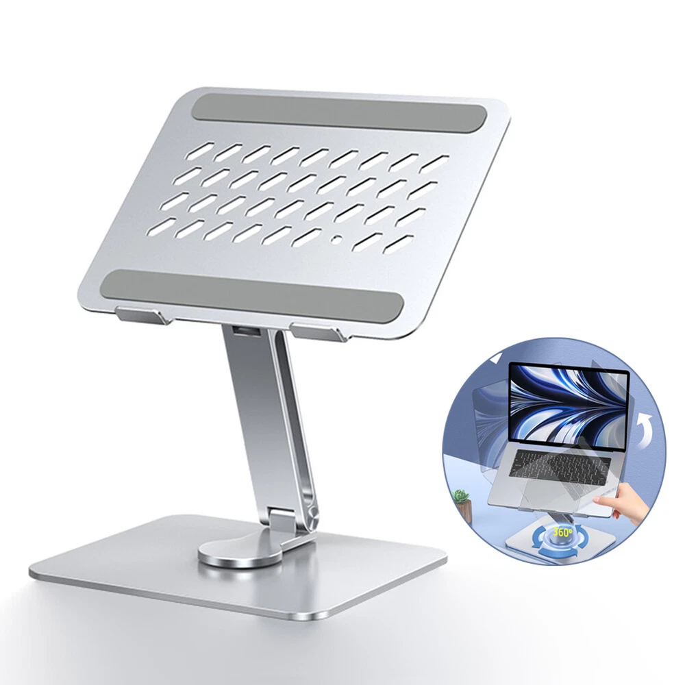 Laptop Stand Aluminum Computer Riser Ergonomic Adjustable Notebook Stand Holder