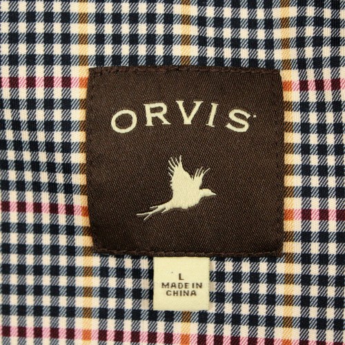 Orvis Brown 100% Wool Zipper High Neck Pockets Classic Bomber Jacket Large - Picture 8 of 8