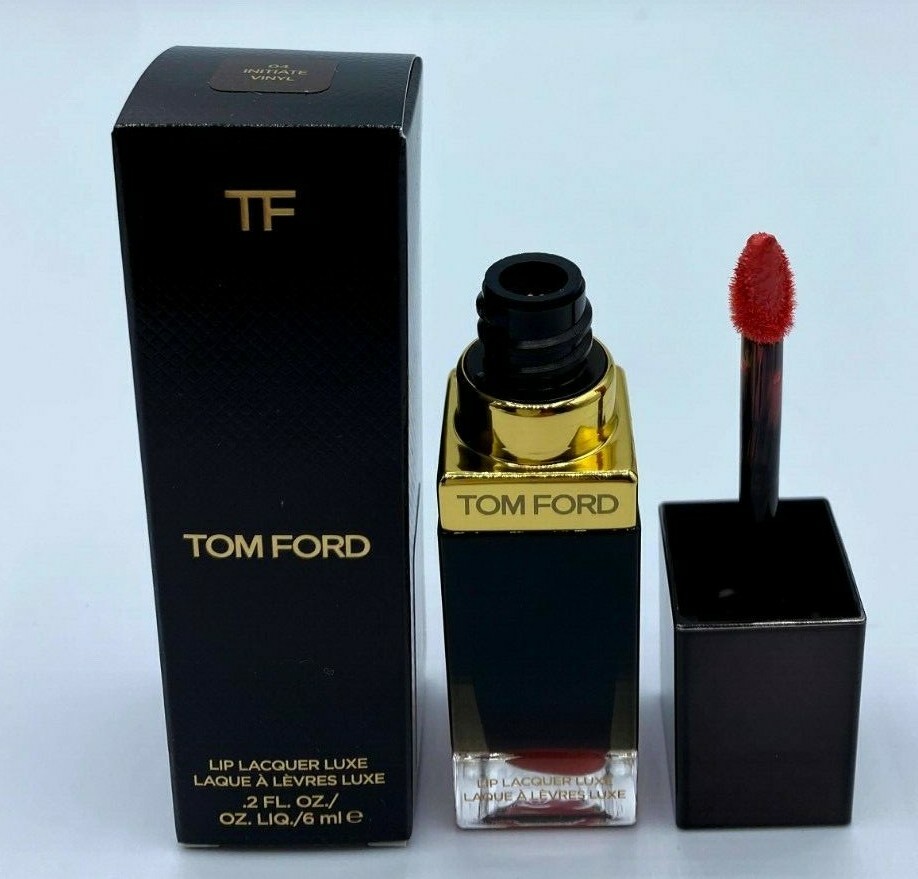 【新品未使用人気color希少】TOMFORD LIP LACQUER LUXE Tom Ford Lip Lacquer Luxe 04 Initiate Vinyl 6ml NIB + FREE