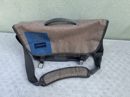 Timbuk2 Stork Diaper Messenger Bag Woven Tan & Gray (No Changing Pad) USED - Picture 2 of 13