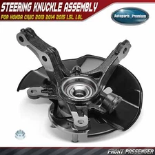 Front Passenger Side Steering Knuckle & Hub Bearing Assy for Honda Civic 13-15