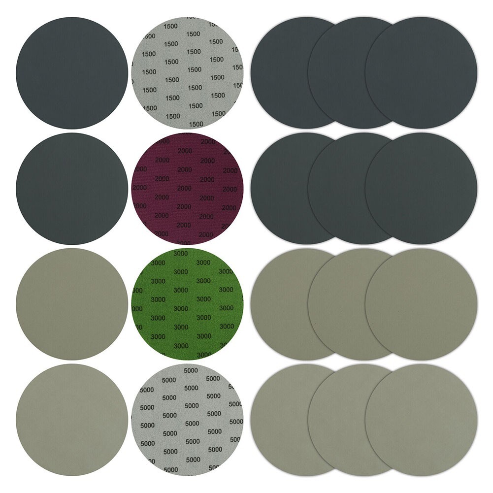 5000 Grit Sandpaper Sanding Discs For Artificial Stone 20pcs Waterproof