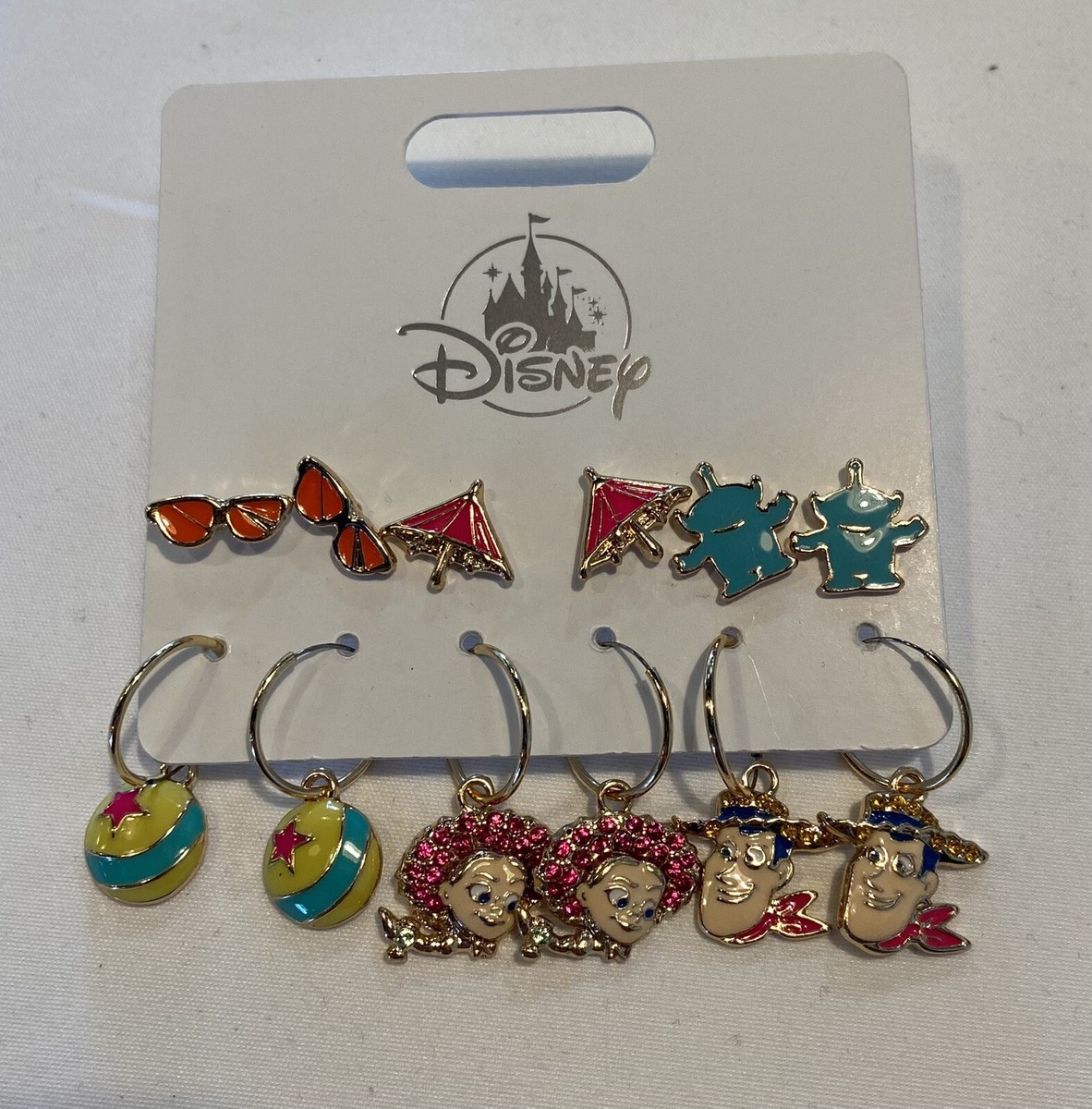 Disney Parks Toy Story Earring Set of Pairs New 2023 Woody