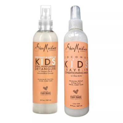 Shea Moisture Coconut & Hibiscus Kids Detangler And Leave-In Milk 