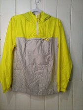 Old Navy Windbreaker Kids L Jacket In A Pocket Lightweight Yellow Gray