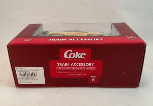 Auto a pedali marca Coca-Cola di K-Line - accessorio treno K-94502 - Foto 3 di 6