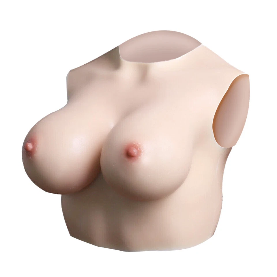 Silicone Crossdressers Breast Forms Chest Plates Drag Queen Mastectomy Enhancer - Image 3 of 4