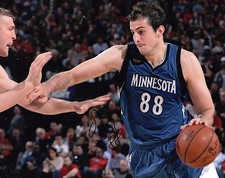 Nemanja Bjelica Minnesota Timberwolves Signed 8x10 Photo LOM COA (PH1967)