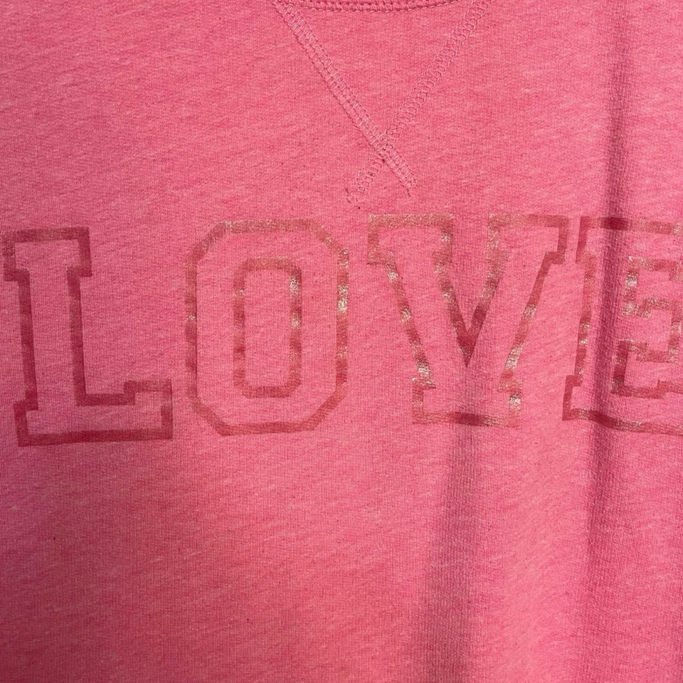 Top túnica manga larga No Boundaries LOVE para mujer M juniors rosa atletismo informal Foto 3 de 4