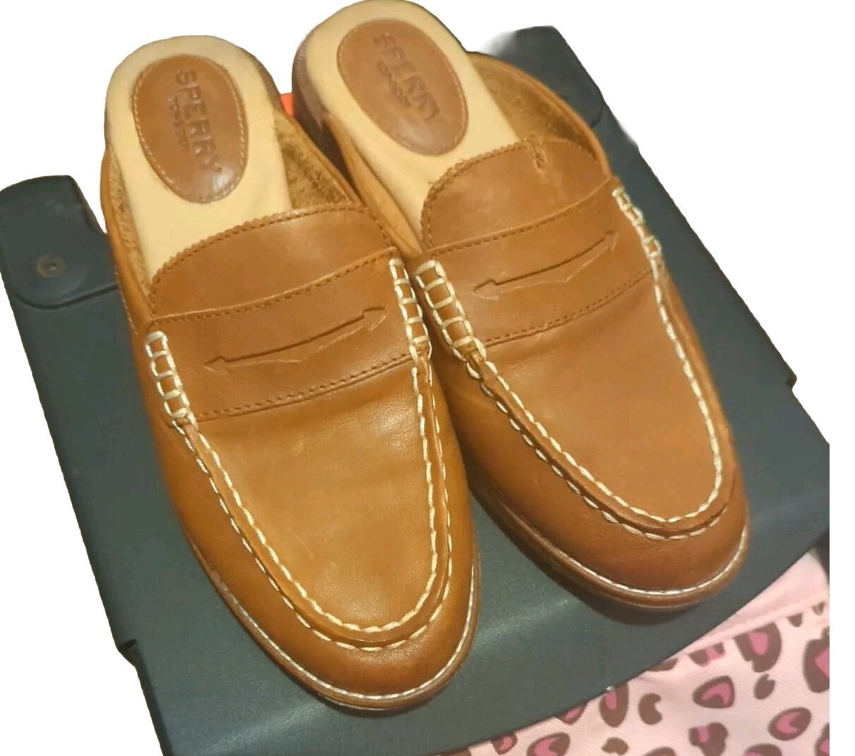 Sperry Women's Seaport Fina Mule Tan Size Ls7c for sale online