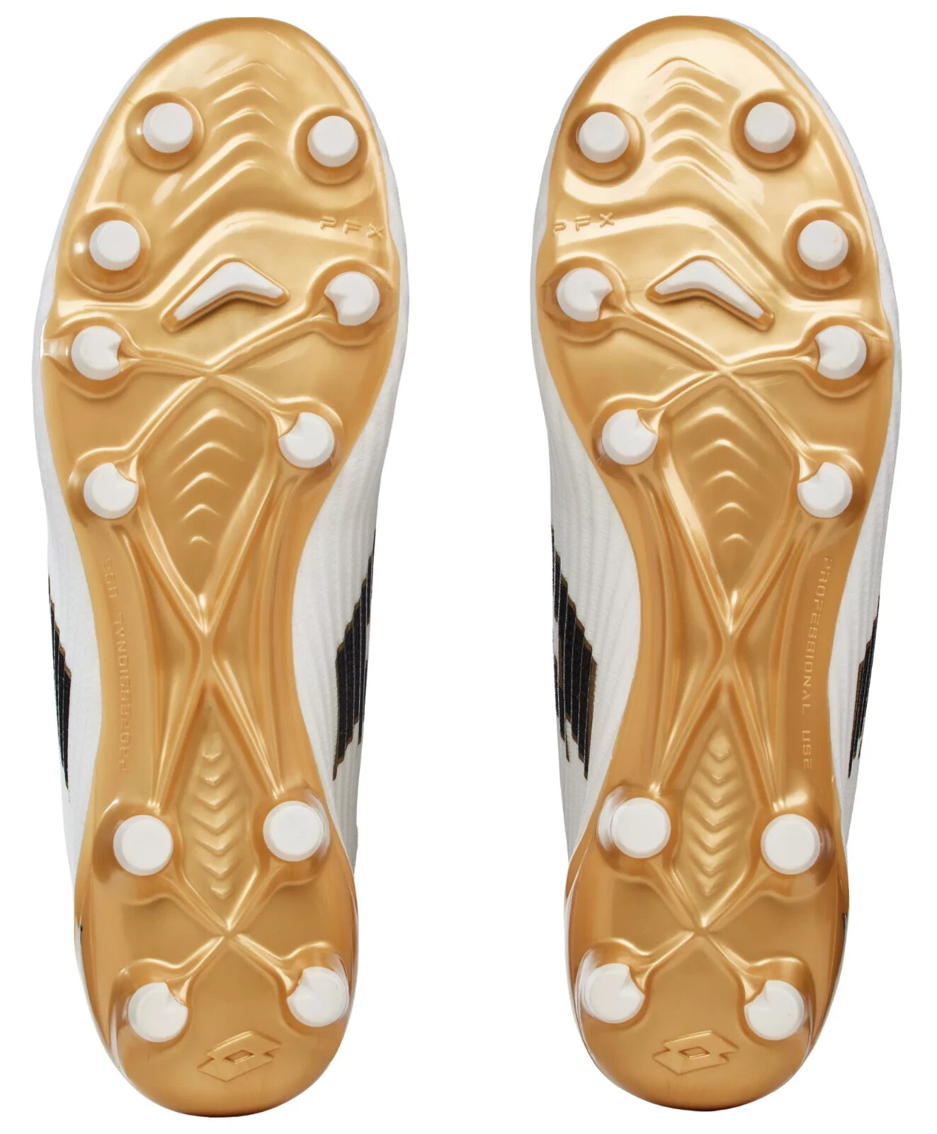 Lotto Solista 200 III FG tacchetti calcio uomo tutti bianchi neri platino chiaro 12 nuovi con scatola