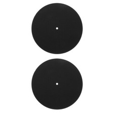 2 Pcs Turntable Cork Mat Vinyl Record Platter Record Player Platter