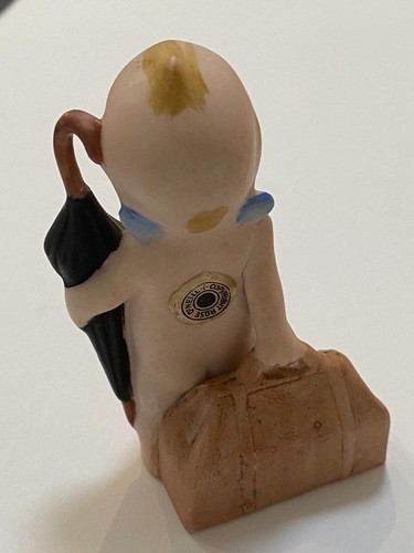 Rose O'Neill Kewpie Antique Bisque Doll Set 2 Size TRAVELER, Orig Sticker 1913 - Picture 5 of 12