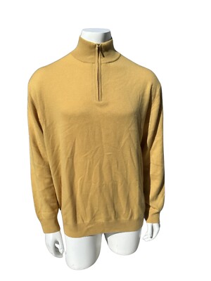 BALLANTYNE men's CASHMERE sweater size XL used Mint condition quiet luxury  look