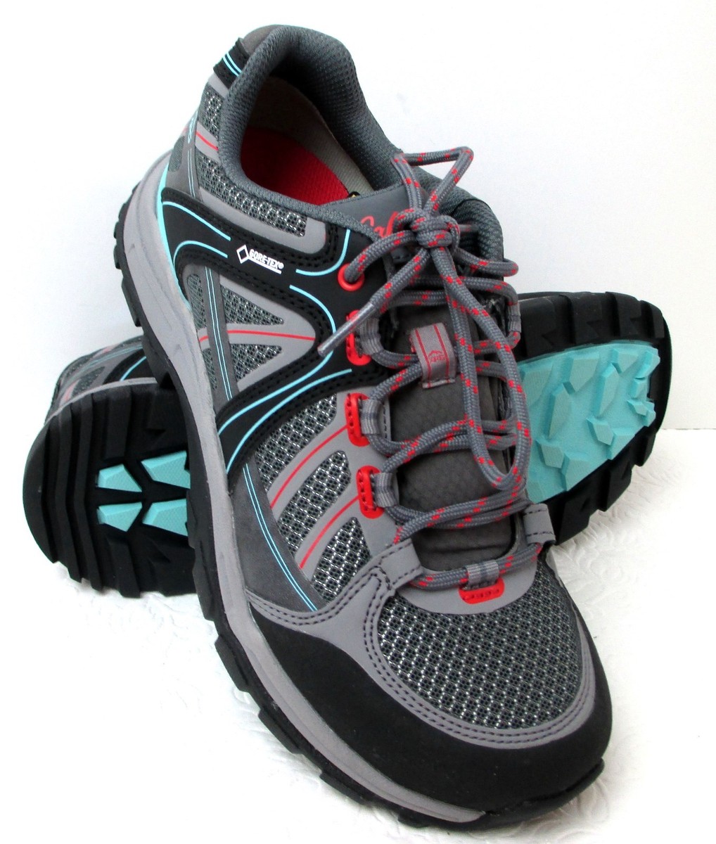 Women's Cabela's XPG Waterproof Low Hikers w/GORE-TEX Char/Red/Blue  Shoes