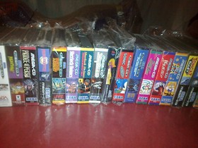 RARE EURO ORIGINAL SEGA CD MEGACD GAMES COLLECTION WITH OBI SPINE CARDS PAL LOT