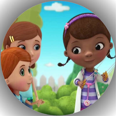 Tortenaufleger Geburtstag Party Tortenbild Fondant Oblate Doc McStuffins P9