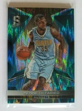 Kenneth Faried (Nuggets) 2016-17 Spectra basketball NEON BLUE (only 60 made)