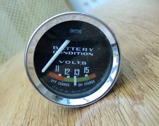 Classic Mini Cooper S BMC Mk1 Smiths Battery Volts Gauge Dial Rare Mpi 1275 GT