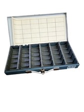 Vintage Smith Victor Metal Slide File Storage 30 Section Slide Files Capacity