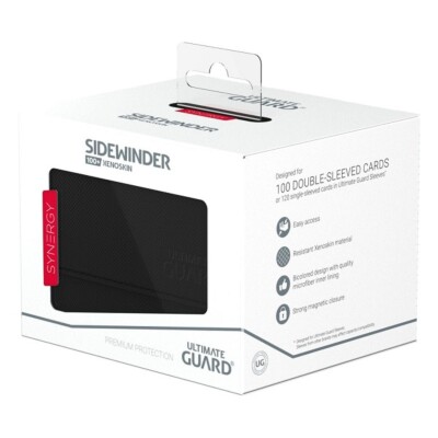 Ultimate Guard Sidewinder 100+ XenoSkin SYNERGY Schwarz/Rot - NEU & OVP!