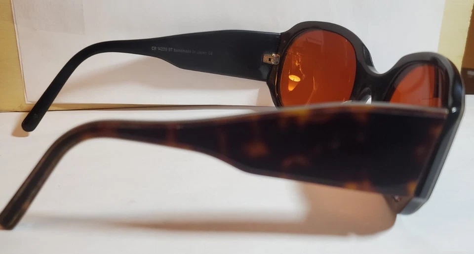 CHRISTIAN ROTH VINTAGE RETRO TORTISE SHELL RARE HANDMADE JAPAN 14238 SUNGLASSES - Image 3 of 4