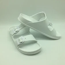 Trillium Women's Slide "2 Strap"-- White/White