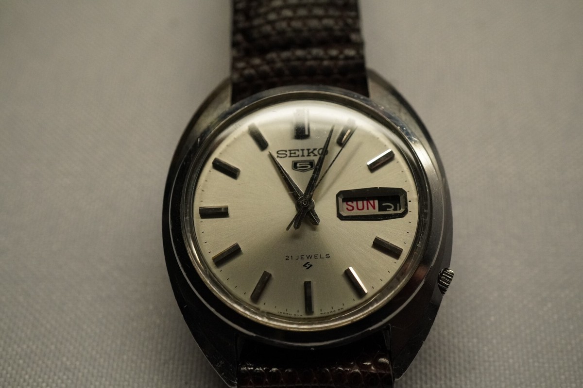 【稼働】SEIKO 5 セイコー5 自動巻き 腕時計 6119-7030 レトロ RARE VINTAGE SEIKO 5 AUTOMATIC 21 JEWELS 6119-7030 JAPAN WATCH | eBay
