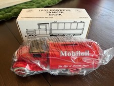 ERTL 1931 HAWKEYE TANKER BANK Mobil Oil B278 in BOX