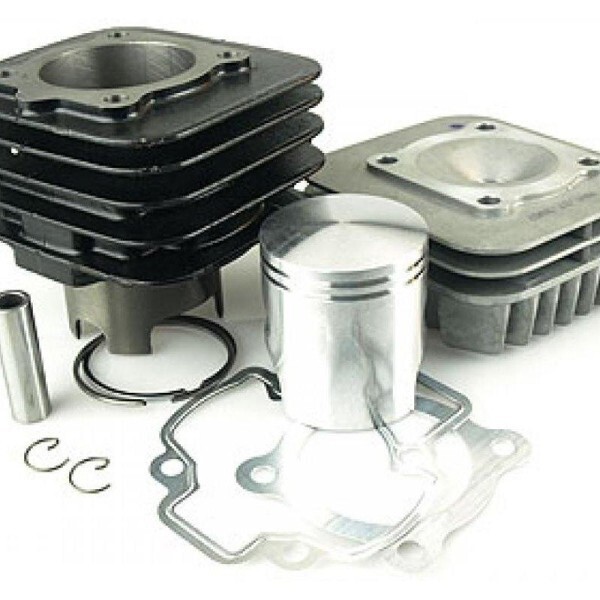 Cilindro Completo DR EVO 70cc De Fundición Para Piaggio AC, Diámetro 48mm, Aire Forzado, Referencia KT00086