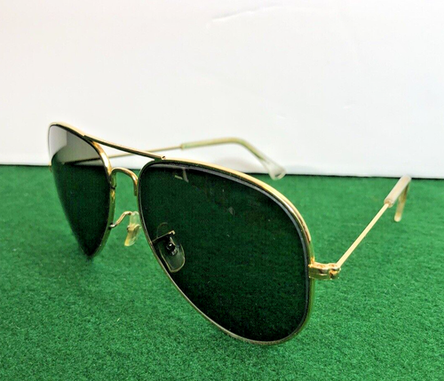 Vintage AO American Optical BONNEAU Gold Metall Pilotenbrille USA 58-20-140 - Bild 2 von 12