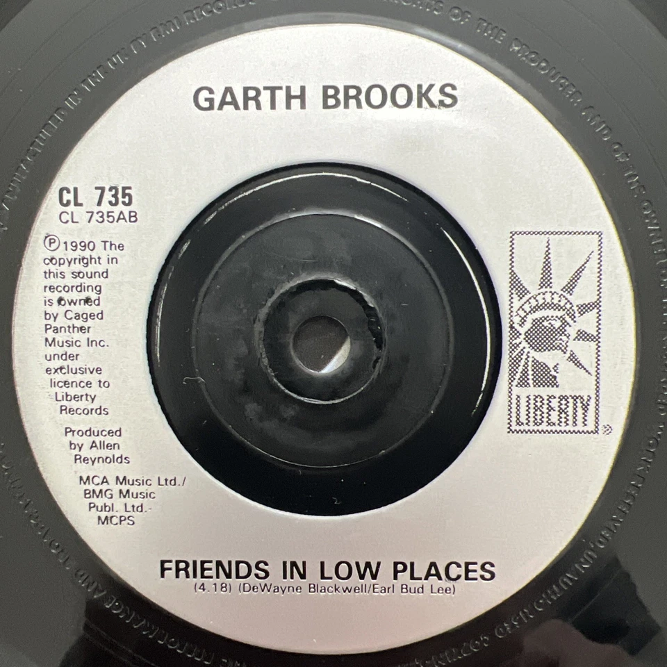 Garth Brooks – The Dance 7'' Vinyl Single 1995 CLEANED/TESTED EX/VG+ VIDEO CLIP - Image 4 of 4
