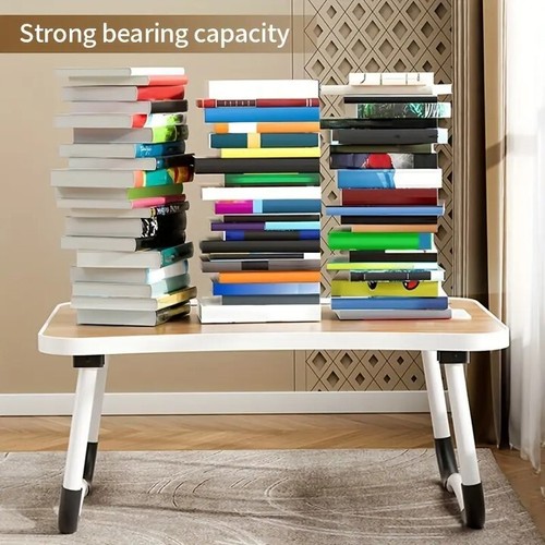 Foldable Laptop Desk, Bed Stand, Folding Table Breakfast Tray - Picture 6 of 16