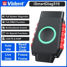 2025 Vident iSmart510 Car Diagnostic Tool Full System OBD2 Scanner BT Read Code