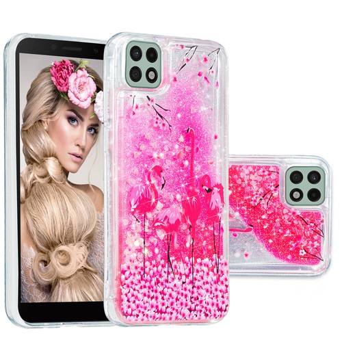 Moving Liquid Glitter Case For Samsung Galaxy A12 A22 5G A52s Pretty Phone Cover - Zdjęcie 18 z 90