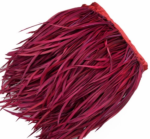 (Yk)Dyed Biots Millinery Goose Feathers Fringe Trim Craft for Fascinator EearRin - Picture 25 of 74