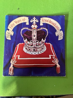 BBC Sammlungen. 50 Jahre königliche Sendungen 1924-1974. X4 LP s & Booklet.