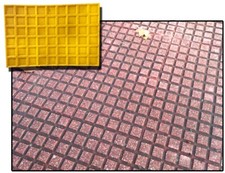 STAMPO per pavimento stampato cemento FINTA PIETRA Concrete texture stamp mat